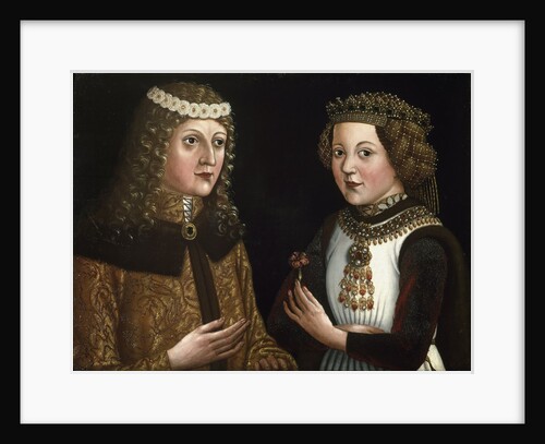 Wedding painting of Ladislaus and Magdalena of Valois by Anonymous