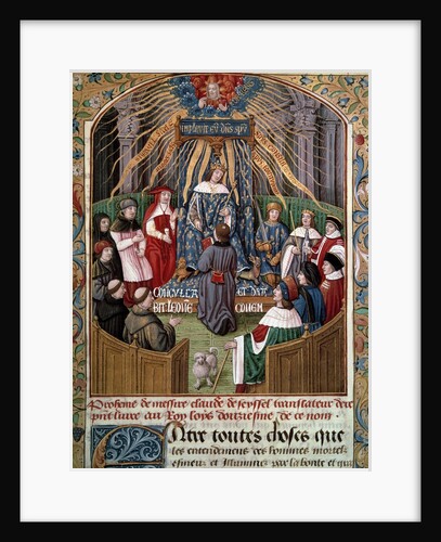 Claude Seyssel offering his book to King Louis XII by Anonymous