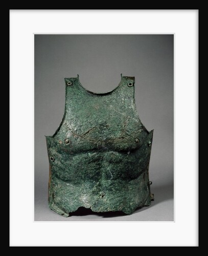 Anatomical cuirass breast plate, end 4th century BC by Anonymous