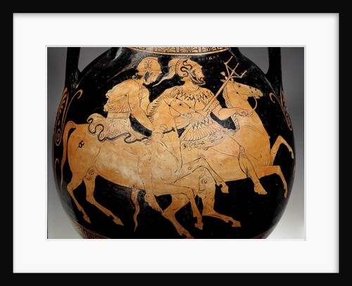 Pelike with Poseidon on horseback, end of 5th century BC by Anonymous
