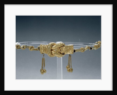 Diadem with a central Herculean knot, end 4th - beginning 3rd century by Anonymous