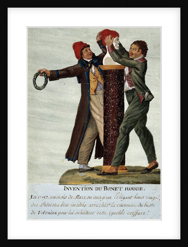 French Revolution: The invention of the red cap by Anonymous