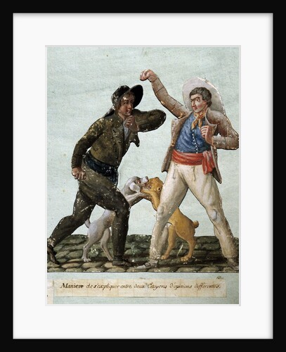 French revolution : two citizens arguing by Anonymous