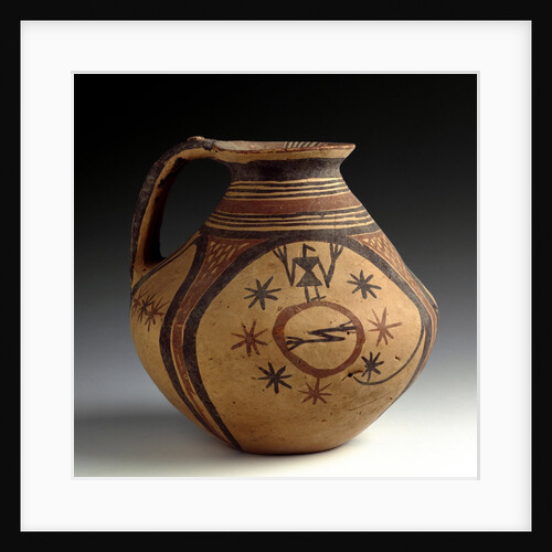 Sub-geometric bichrome jug, 5th century BC by Anonymous
