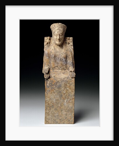 Statuette of an enthroned goddess, ca 550 BC by Anonymous