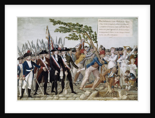 The planting of the tree of the liberty by Lesueur brothers