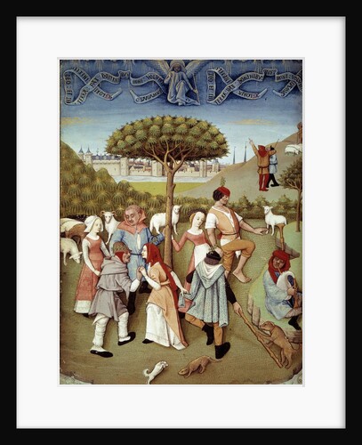 Peasant dance or Dancing shepherds by Anonymous