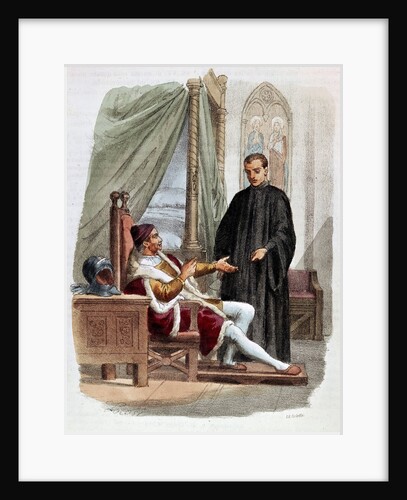 Niccolo Machiavelli and Pandolfo Petrucci by Alessandro Focosi