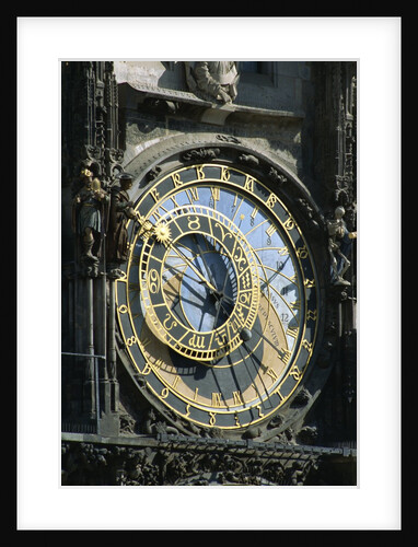 Old Town Hall Astronomical Clock, Prague, Czech Republic by Anonymous