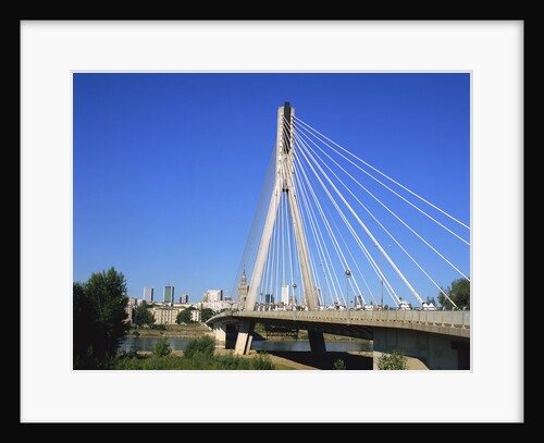 Most Slasko-Dabrowski Bridge, Warsaw, Poland by Anonymous