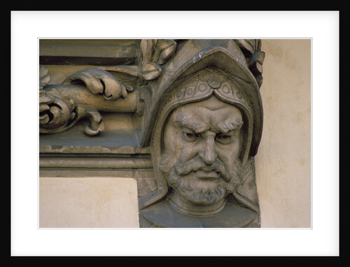 Face, Sculpture, Sukiennice, Cloth Hall, Market Square, Krakow, Poland by Anonymous