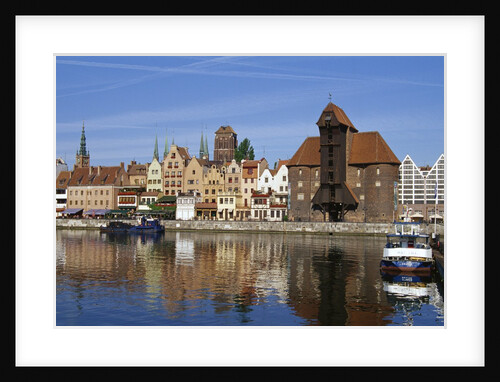 Crane Gate, Motlawa Canal, Old Town, Gdansk, Poland by Anonymous