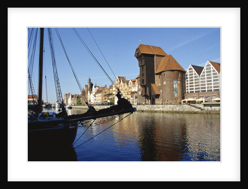 Crane Gate, Motlawa Canal, Old Town, Gdansk, Poland by Anonymous