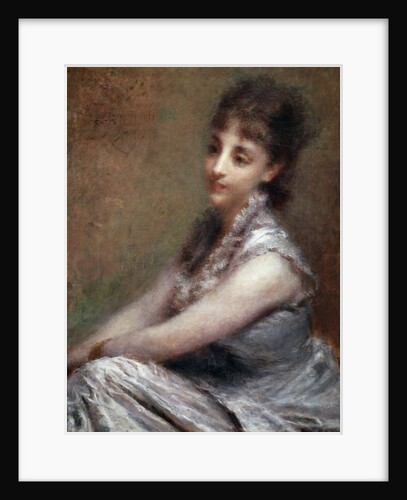Portrait of Italian Countess Arrivabene by Daniele Ranzoni
