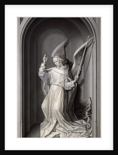 Annunciation angel from the Portinari altarpiece by Hugo van der Goes