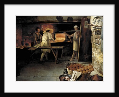 View of the Interior of a Bakery by Anonymous