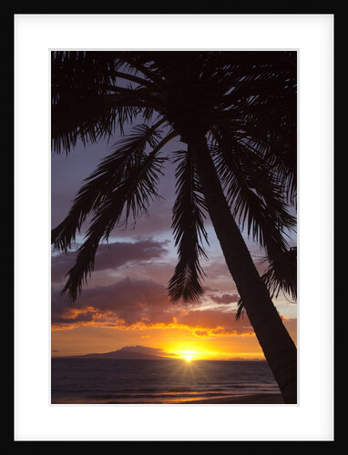 Sunset at Keawekapu Beach, Wailea, Maui, Hawaii by Anonymous