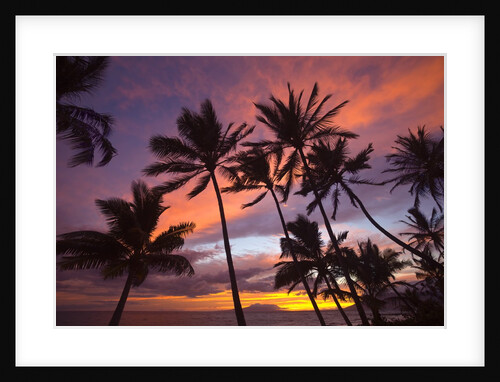 Sunset at Keawekapu Beach, Wailea, Maui, Hawaii by Anonymous