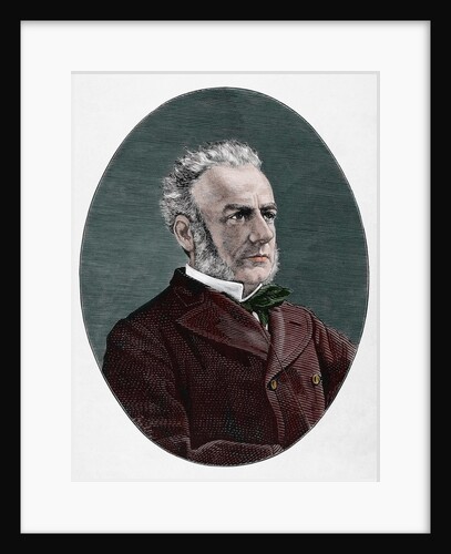 Miguel Lobo y Malagamba (1818-1876). Spanish navy. Engraving by Paris. 1876. Colored. by Anonymous