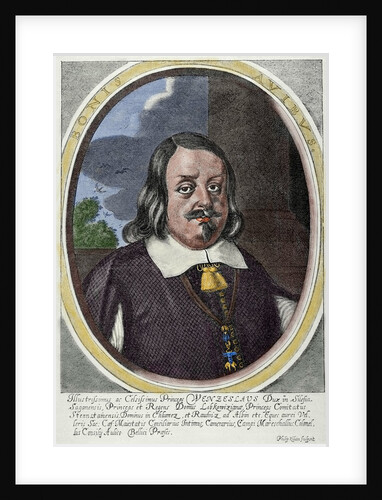 Prince of Lobkowicz. (1609-1677). Bohemian military and diplomat, and since 1646 Duke os Sagan. Colo by Anonymous