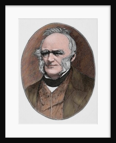 Charles Lyell (1797-1875). Engraving. Colored. by Anonymous