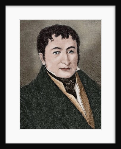 Friedrich Koenig (1774-1833). Engraving. Colored. by Anonymous
