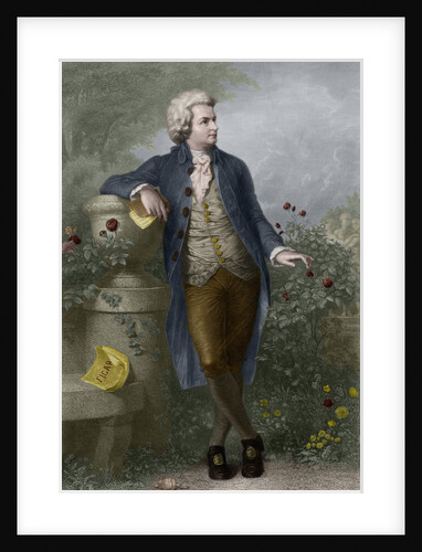Portrait de Wolfgang Amadeus Mozart by Paul Barfus