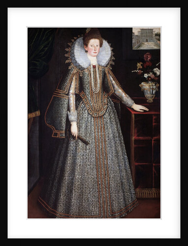 Portrait of a florentine lady by Anonymous