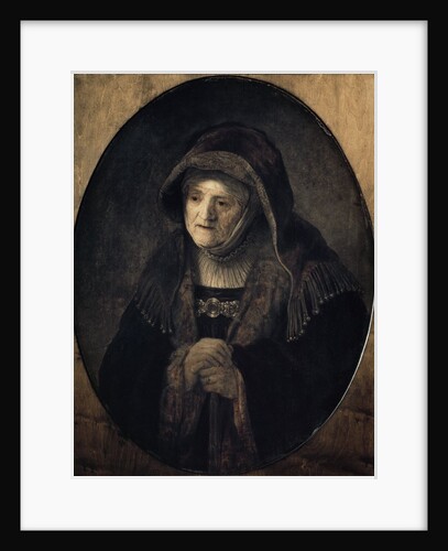 Portrait of the artist's mother by Anonymous