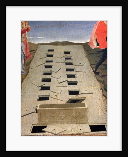 The Last Judgement, detail of the open tombs by Fra Angelico