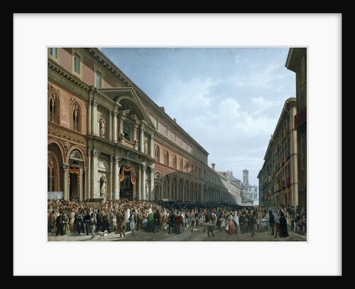 Religious feast at the Ospedale maggiore in Milan by Luigi Bartezzati