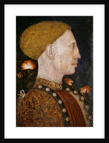 Portrait of Leonello d'Este by Pisanello