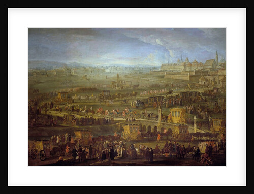 The cortege of the duc de Levis Mirepoix in Vienna, 12/10/1738 by Anonymous