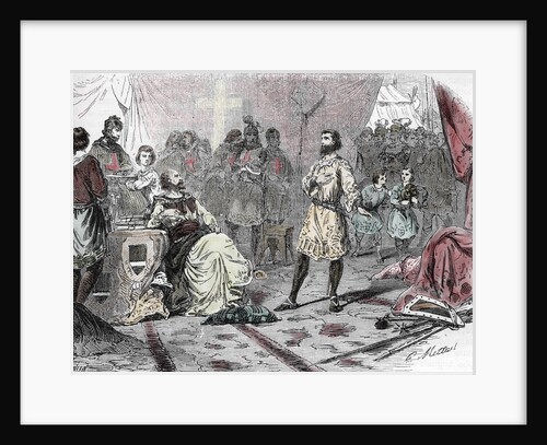 Arrest of Raymond-Roger Trencavel by army of pope Innocent III, 1209 by Anonymous