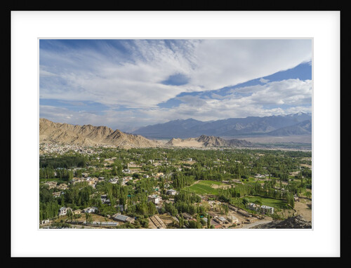 Panoramic view of the town from Shanti Stupa by Anonymous