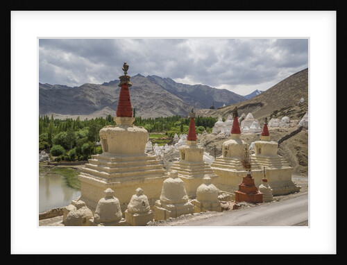 Stok Royal Palace, stupa near the palace by Anonymous