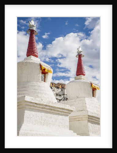 Stupa in the village near Thikse Monastery by Anonymous