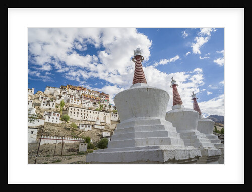 Stupa in the village near Thikse Monastery by Anonymous