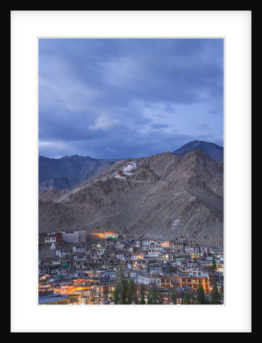 View of the town from a small hill near main bazaar by Anonymous