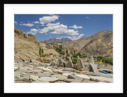 Lamayuru, sacred stones near the Monastery by Anonymous