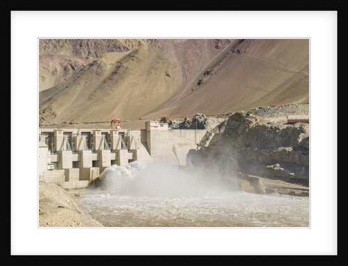 Alchi, the Dam along Indus River by Anonymous