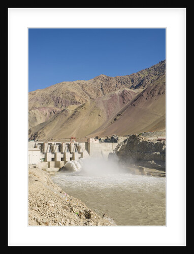 Alchi, the Dam along Indus River by Anonymous