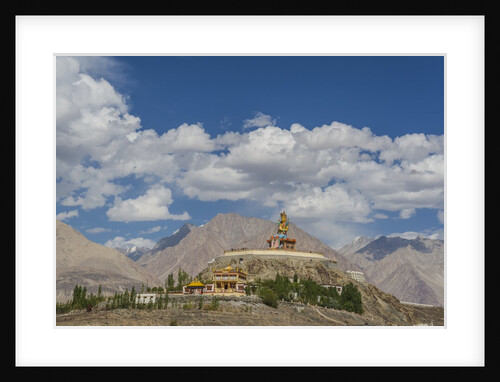 Diskit Monastery, the giant Buddha by Anonymous