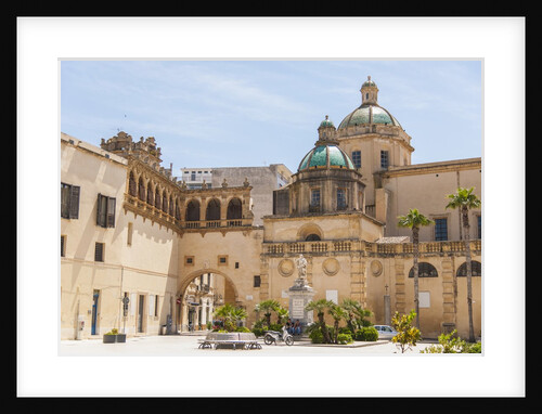 Piazza della repubblica and the cathedral by Anonymous