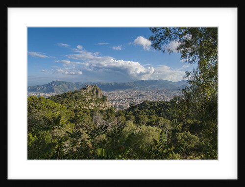 View of the town from Monte Pellegrino by Anonymous