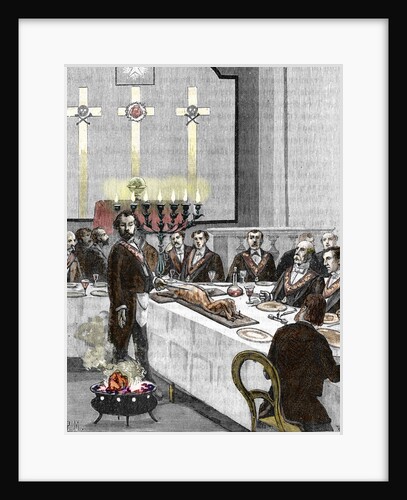 Rosicrucian ceremony by Anonymous