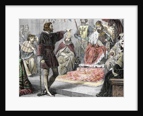Richard Coeur de Lion before the Diet of the German Empire, 1193 by Anonymous