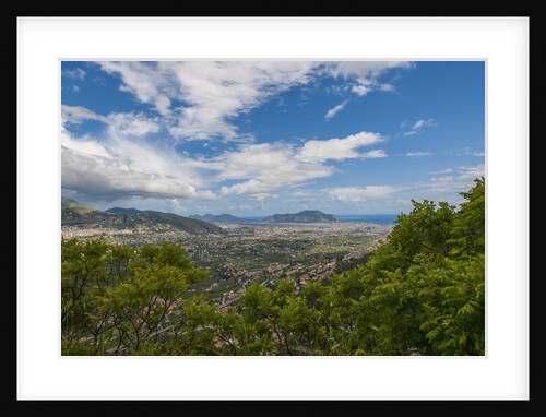 View of the town from Altofonte by Anonymous