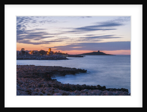 Sunset at Isola delle Femmine by Anonymous