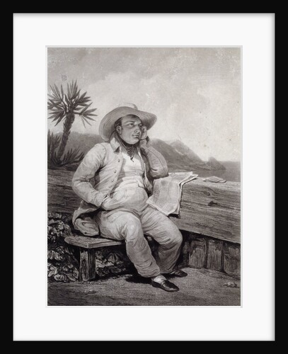 Portrait of Napoleon I in St Helena by Samuel William Reynolds